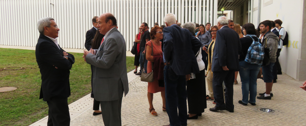 Os rostos da inauguração da nova sede