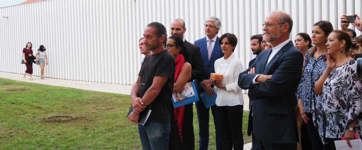 Os rostos da inauguração da nova sede