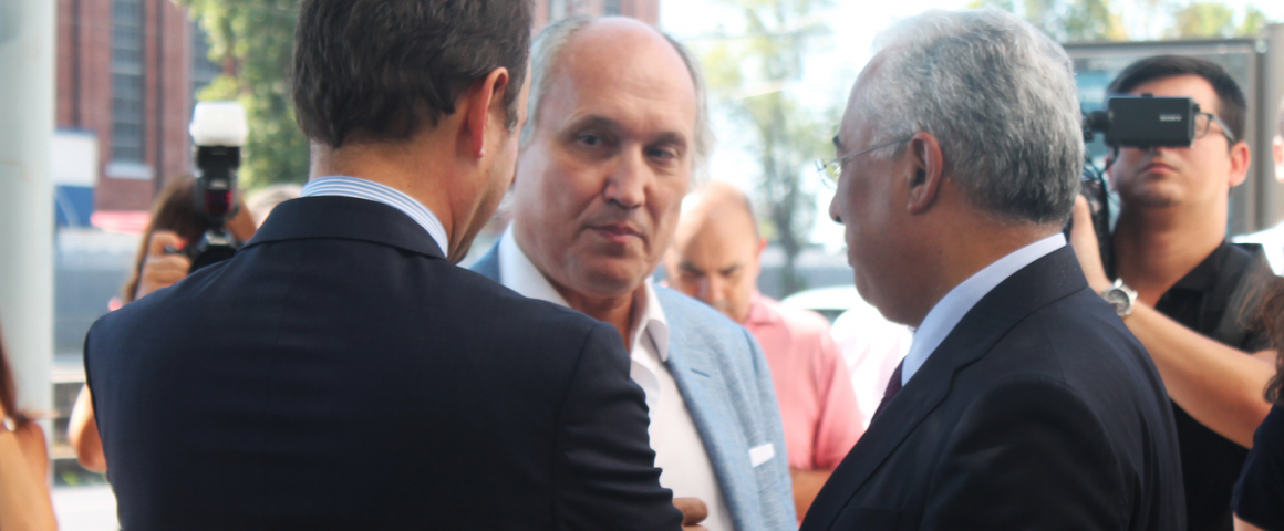 Os rostos da inauguração da nova sede