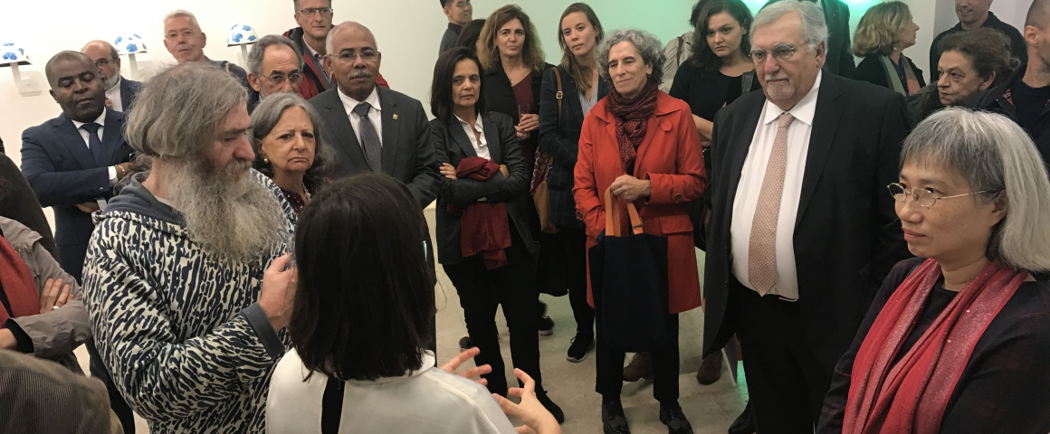 Inauguração da exposição "O Fio Invisível"