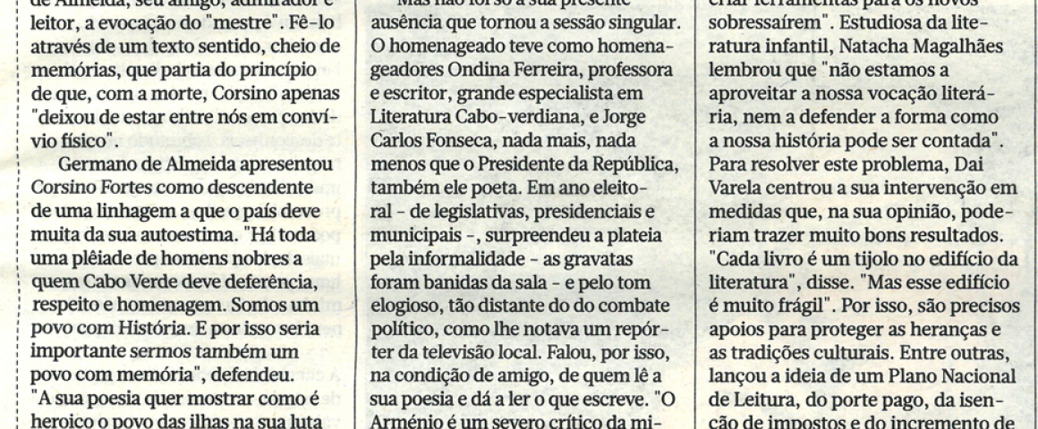 VI Encontro de Escritores da UCCLA - Nos portões da Lusofonia