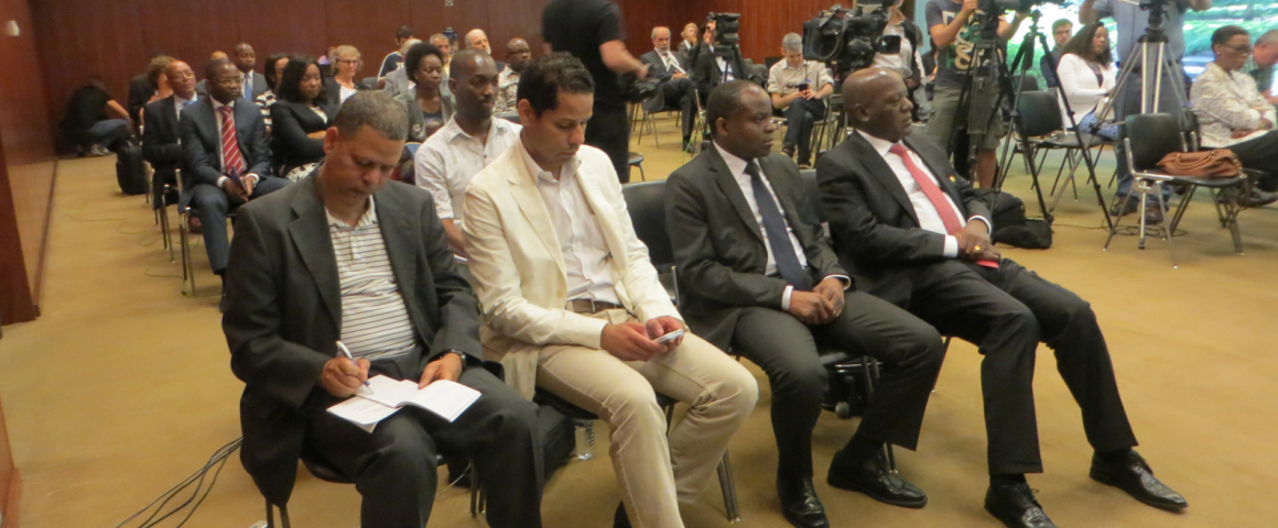 Conferência de imprensa sobre a importância da Casa dos Estudantes do Império