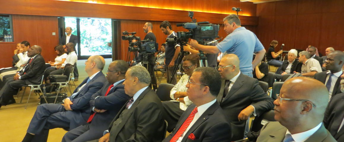 Conferência de imprensa sobre a importância da Casa dos Estudantes do Império