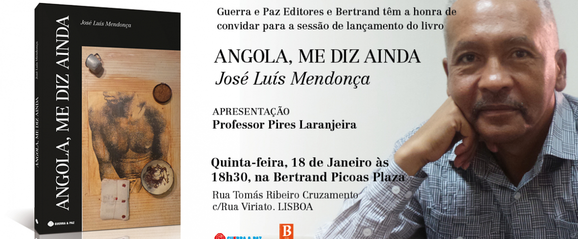 Lançamento do livro "Angola, Me Diz Ainda" de José Luís Mendonça
