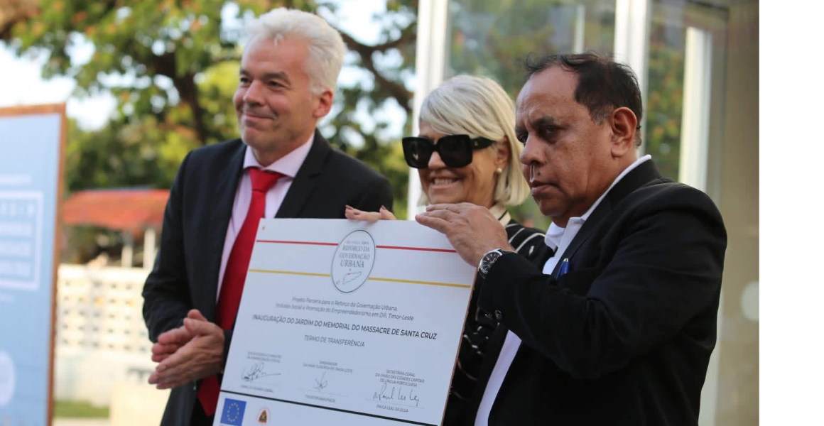 Inaugurado Jardim do Memorial do Massacre de Santa Cruz