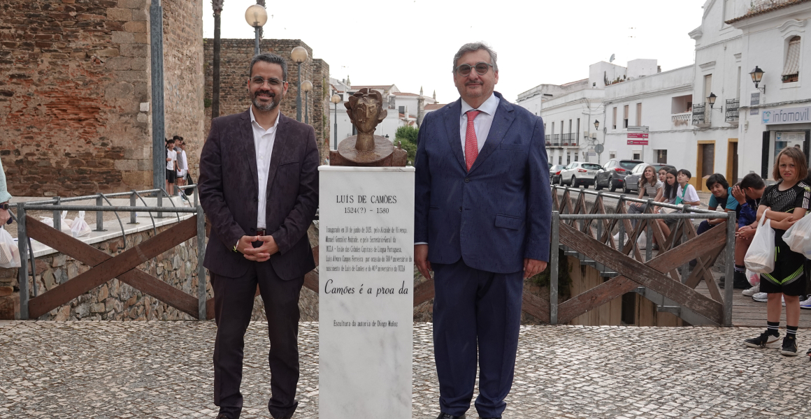 Olivença celebrou o 10 de Junho com inauguração do busto de Camões