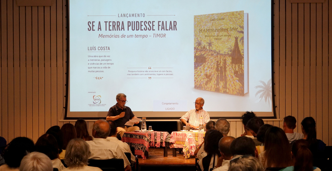 Luís Costa lança “Se a terra pudesse falar - Memórias de um tempo - Timor” na UCCLA