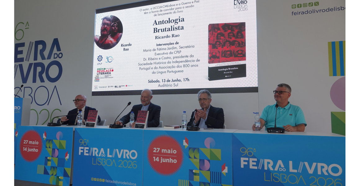 Lançamento do livro “Antologia Brutalista” na Feira do Livro