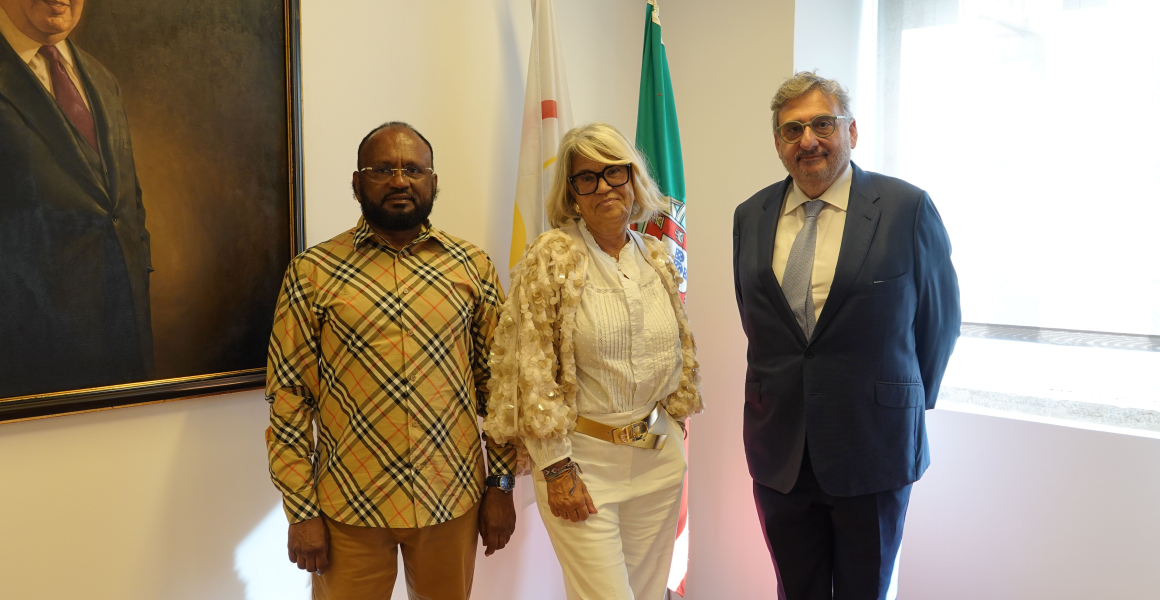 Reunião com presidente do Conselho Municipal de Xai-Xai 