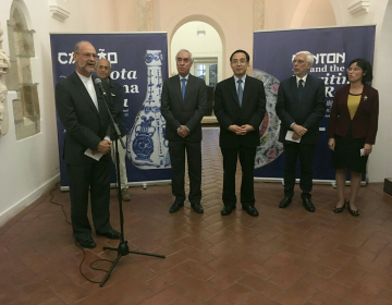 Inauguração da exposição "Cantão e a Rota Marítima da Seda"