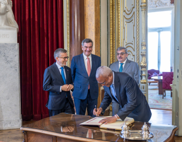 Presidente da República de Cabo Verde recebido na Câmara Municipal de Lisboa