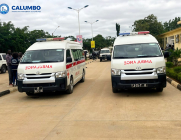 Hospital Municipal de Calumbo recebeu duas novas ambulâncias