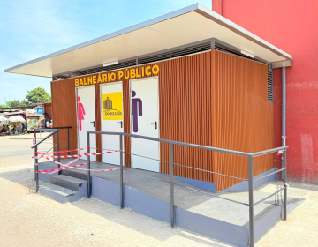 Instalação de balneários públicos em Sambizanga