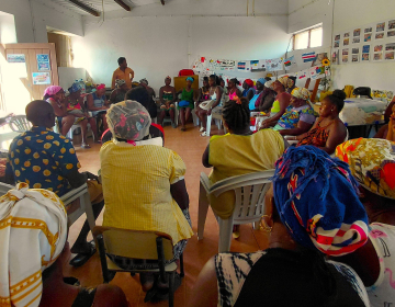 Ação participativa local com a comunidade de Porto Mosquito