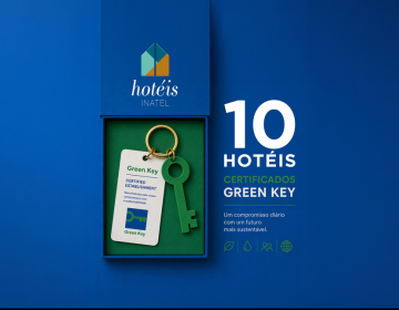 Hotéis INATEL renovam certificação Green Key e reforçam compromisso com a Sustentabilidade