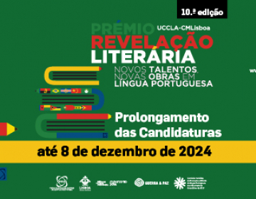 Prémio de Revelação Literária UCCLA-CMLISBOA  - Candidaturas prolongadas