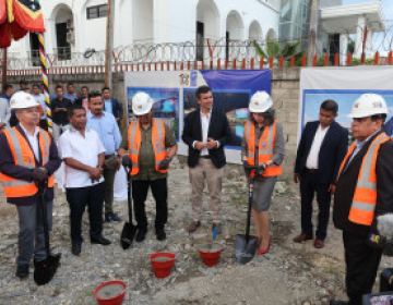 Governo lançou primeira pedra do Centro de Modernização Administrativa em Timor-Leste