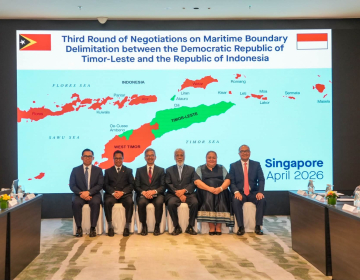 Timor-Leste e Indonésia avançam na delimitação da fronteira marítima