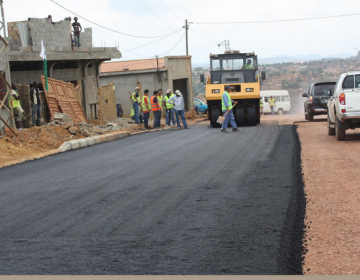 Reabilitação das vias urbanas de Mbanza Congo
