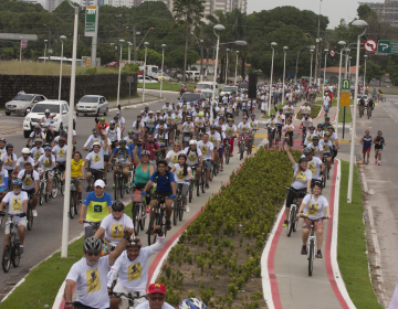 Inauguração da ciclovia da Duque de Caxias