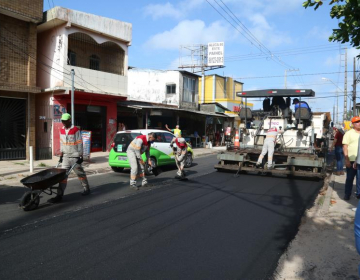 Programa de recuperação de vias avança pelos bairros de Belém 