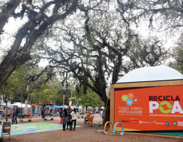 Porto Alegre promove reciclagem