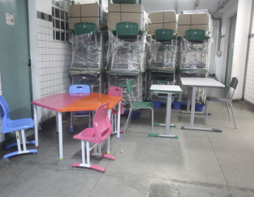 Renovação de equipamento escolar no Rio de Janeiro