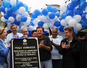 Reservatório de águas pluviais inaugurado no Rio de Janeiro