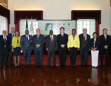 Comissão Executiva da UCCLA reunida em Macau
