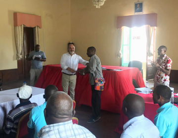 Cerimónia de entrega das Fichas de Cadastro da Ilha de Moçambique
