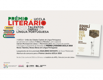 Lançamento da obra vencedora do Prémio Literário UCCLA 