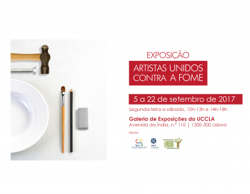 Inauguração da exposição “Artistas Unidos contra a Fome” na UCCLA