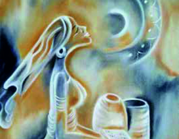 Exposição da pintora moçambicana Chica Sales na UCCLA