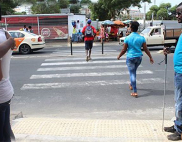 Cidade da Praia facilita mobilidade dos cegos