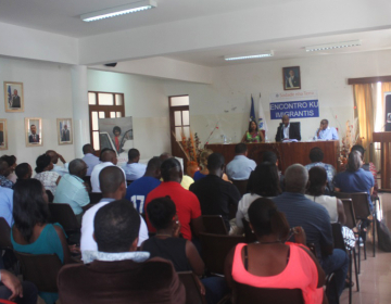 Encontro com emigrantes de Santa Catarina