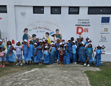 Iniciativa simbólica no Dia Mundial da Língua Portuguesa em Díli