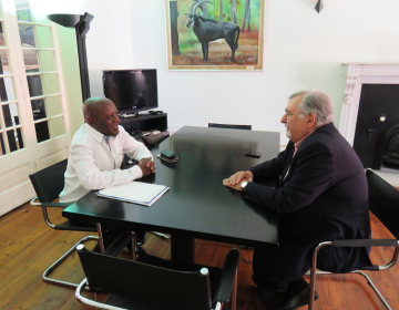 UCCLA recebeu presidente da Câmara de Maputo