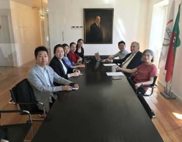 Reunião com delegação da empresa Skigroup