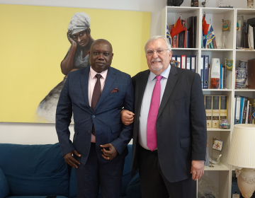 Encontro com Governador de Bolama