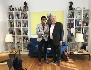 Encontro com Siyabulela Mandela na UCCLA