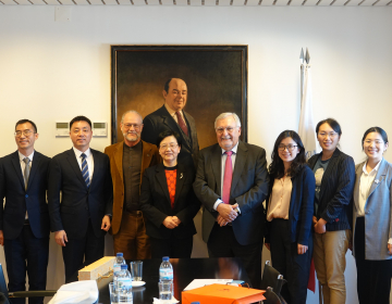 Encontro com delegação da Província de Jiangsu