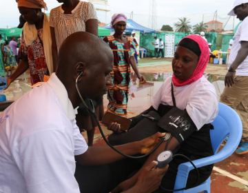 OMS organizou a primeira feira de saúde na Guiné-Bissau