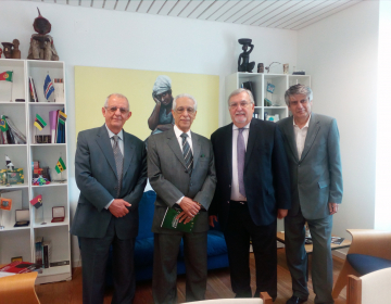 Reunião com presidente do Observatório da Língua Portuguesa