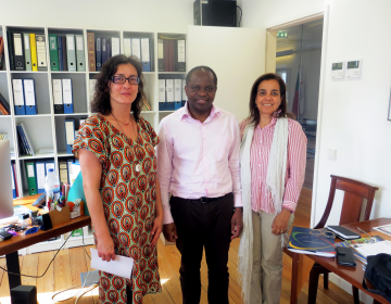 Reunião com presidente do Conselho Municipal de Nampula na UCCLA