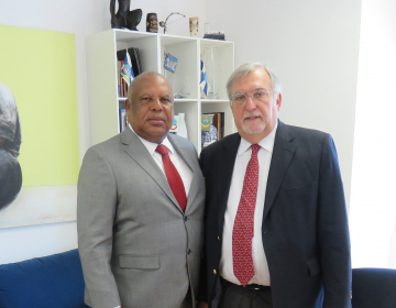 Visita do General Higino Carneiro
