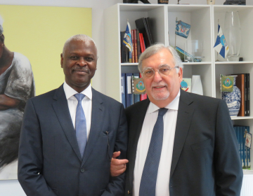 Visita do Governador da Região Autónoma do Príncipe à UCCLA
