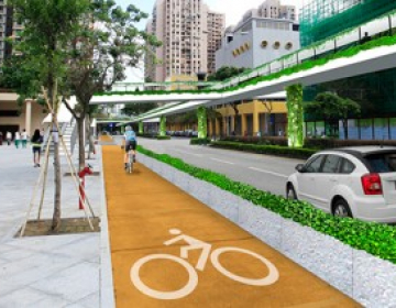 Projeto de ciclovias para centro da Taipa