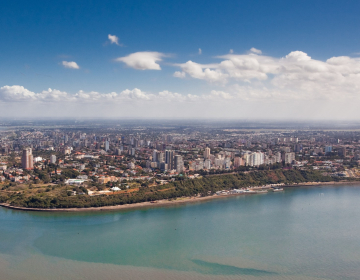 Construção de habitações em Maputo