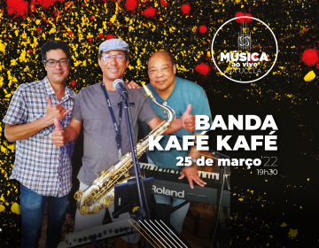 Música ao vivo na UCCLA com a Banda Kafé Kafé