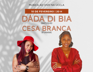 Música ao vivo na UCCLA com Dáda Di Bia e Cesa Branca